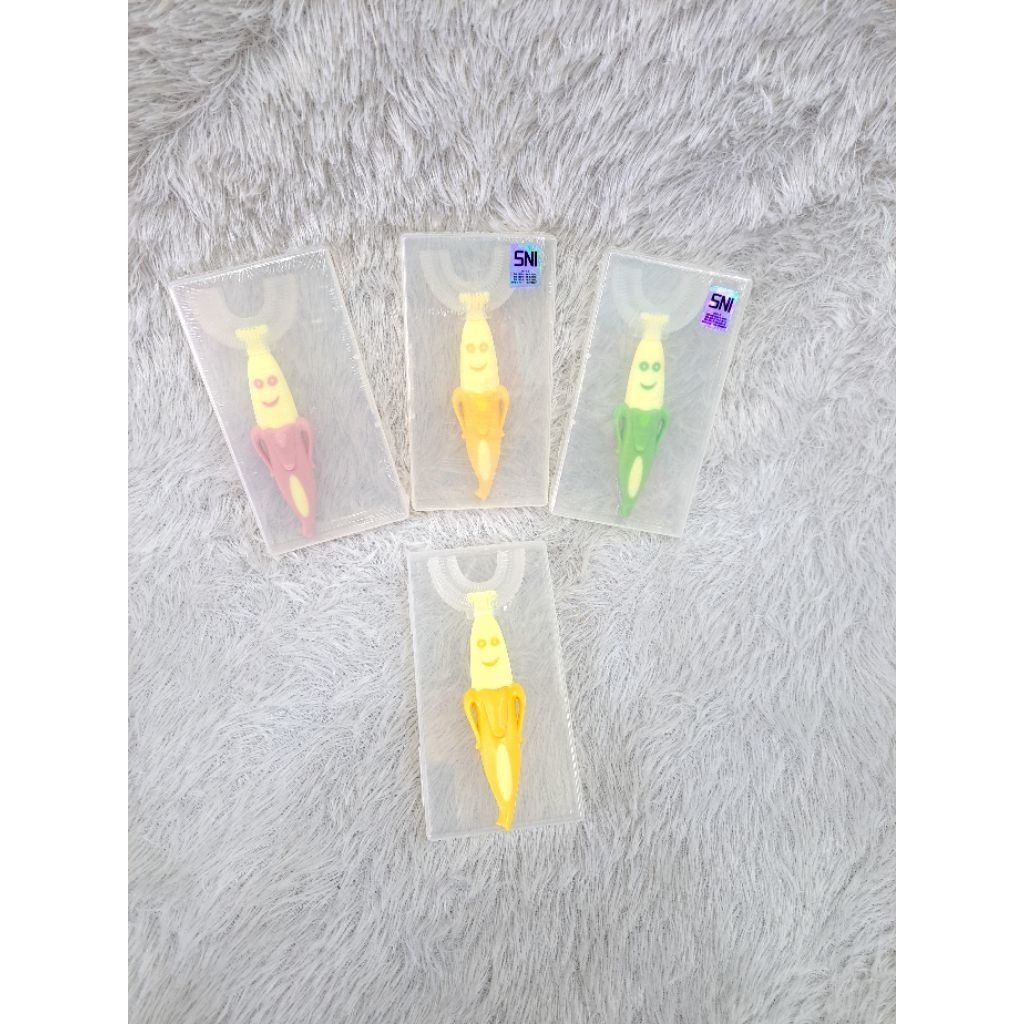 Sikat gigi u-corn / Sikat gigi u bentuk jagung