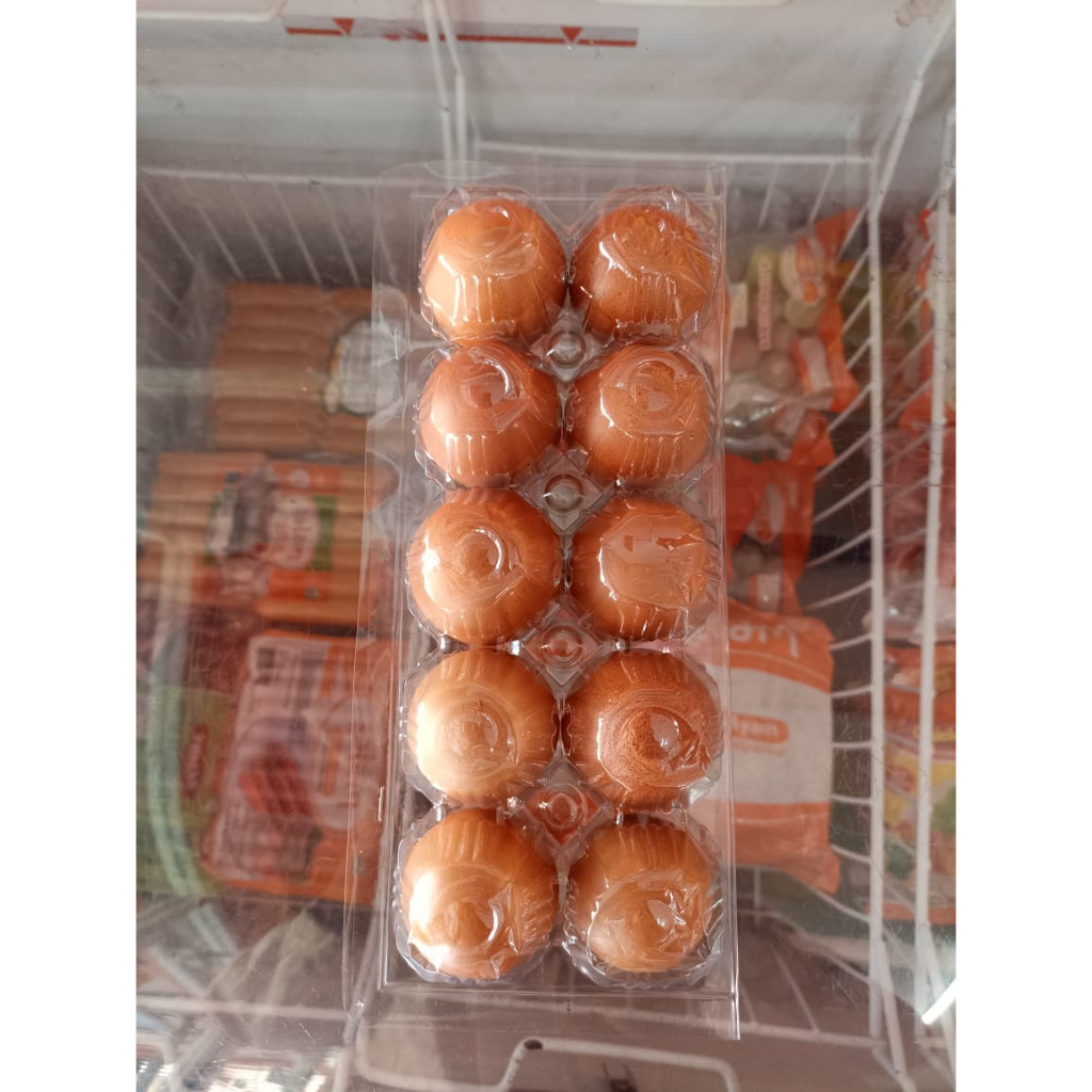 

[10 Butir] Telur Ayam OMEGA-3 Ukuran Besar (Packing Mika) include plus bubble wrap