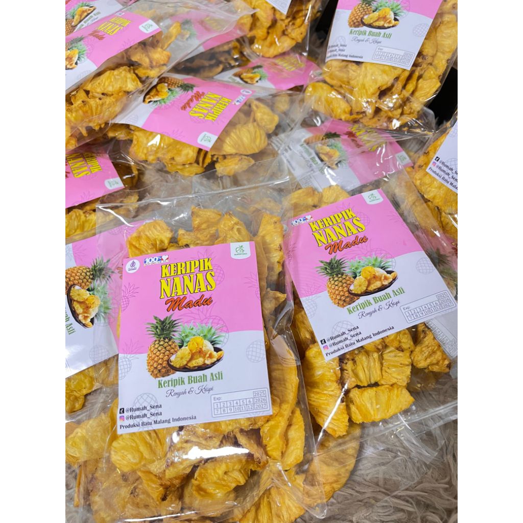 

keripik Nanas 100 g gurih dan kerispi