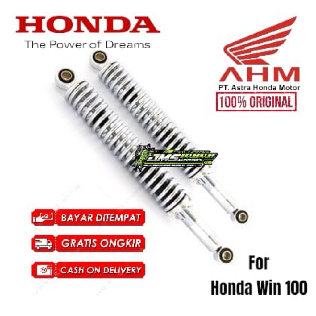 JMS PARTS - [BISA COD BERGARANSI] SHOCKBREAKER BELAKANG KANAN/KIRI HONDA WIN 100 ORIGINAL | SHOCK BL
