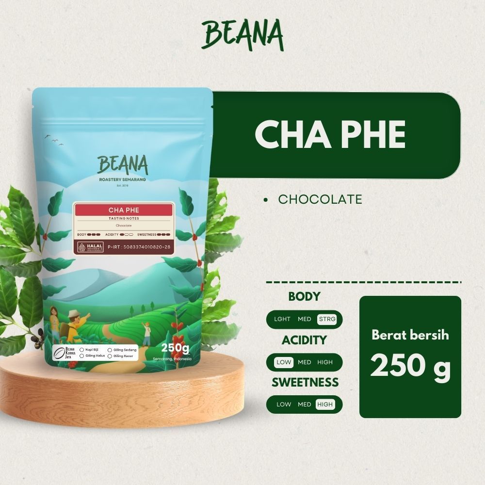 

Beana Roastery - Ca Phe Vietnam Robusta Coffee Roasted Beans | Biji Kopi Bubuk 250gr