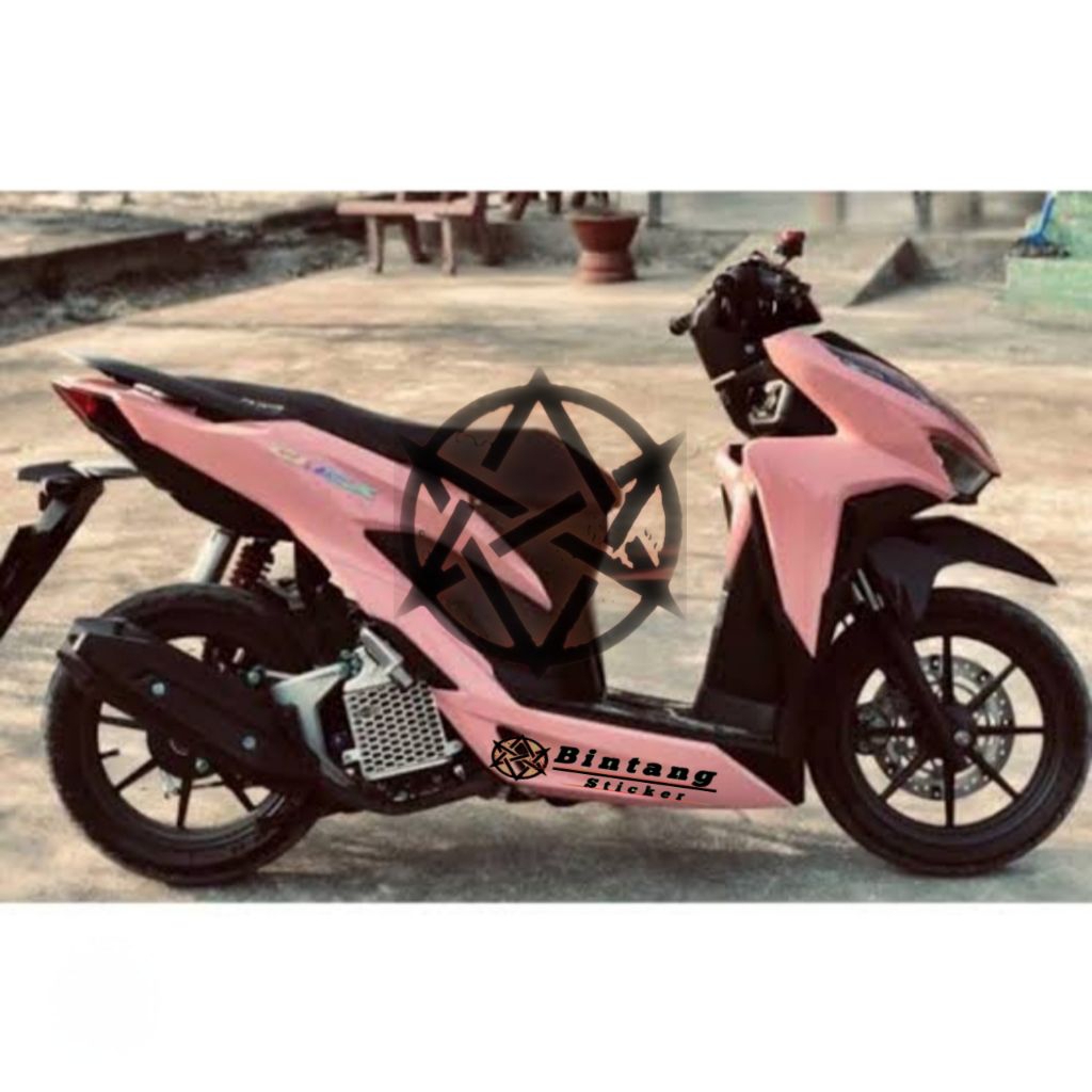 STICKER SKOTLET MOTOR PINK PASTEL. Skotlet Motor Pink Pastel Glosy Dan Pink Pastel Doff