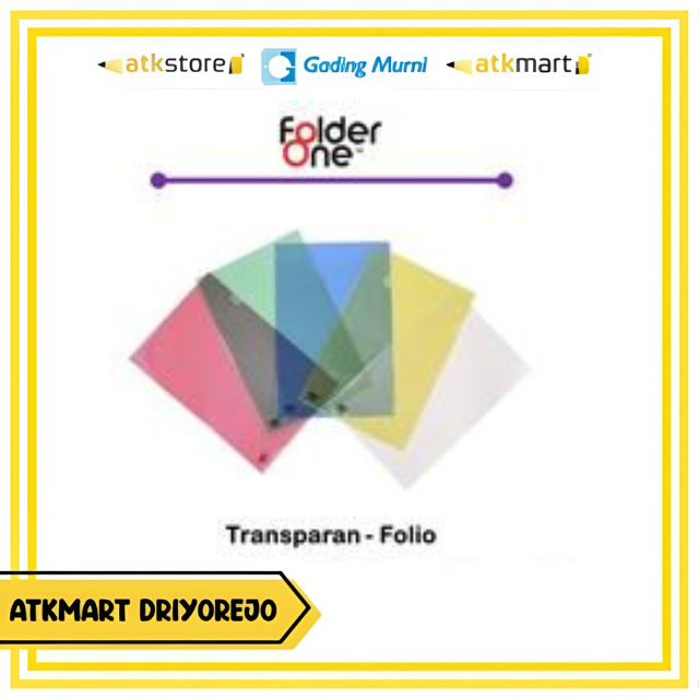 

FOLDER ONE MAP L Clear Sleeves – Map Plastik Transparan Ukuran L