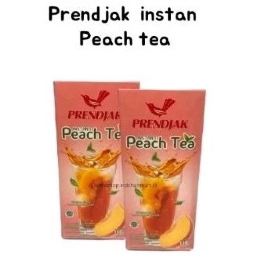 Teh Prendjak Instan peach tea 115gr