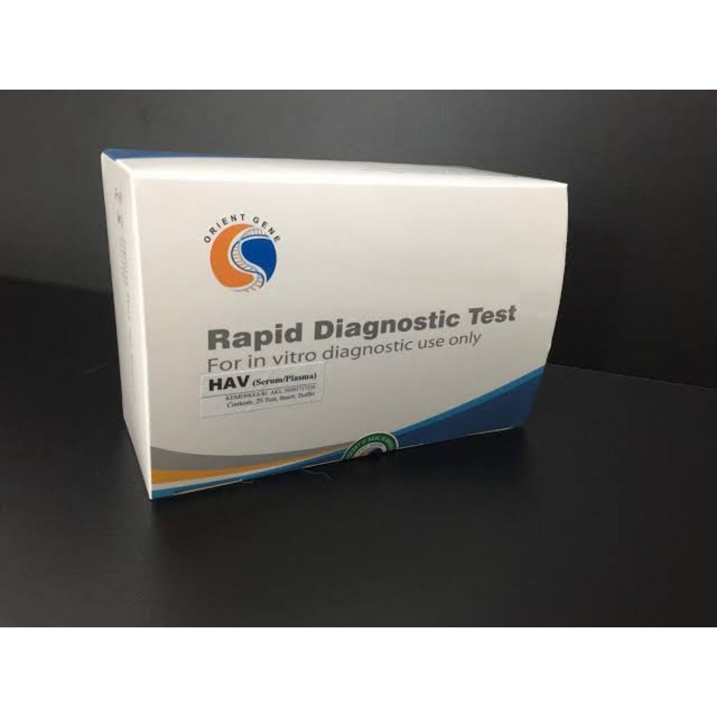 HAV Rapid Test Cassette Tes Hepatitis A Egens/SR/Orient Gene/ Allcheck/ Ecotest