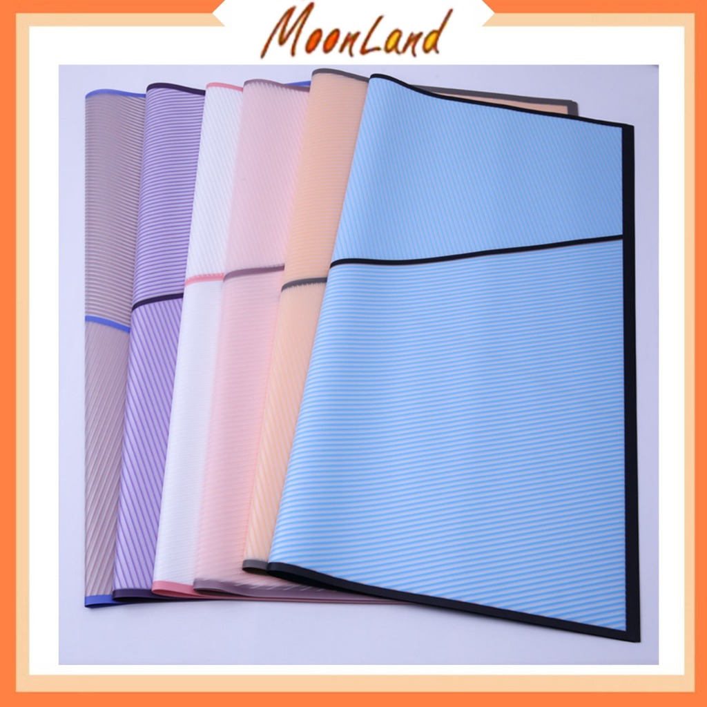 

Kertas Bunga Cellophane Transparan Warna Motif Garis Color Paper Flower Wrapping Paper KB6079