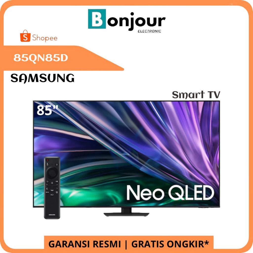 TV 85 Inch Samsung Neo QLED 85QN85D Smart TV Samsung QA85QN85DBKXXD 4K UHD