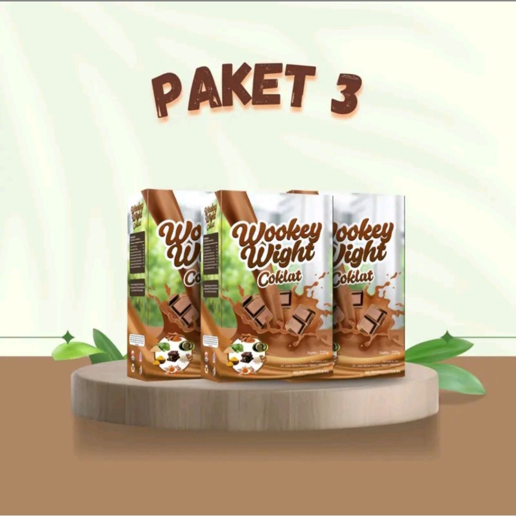 

Susu Wookey Rasa Coklat Chocolate paket 3 Box