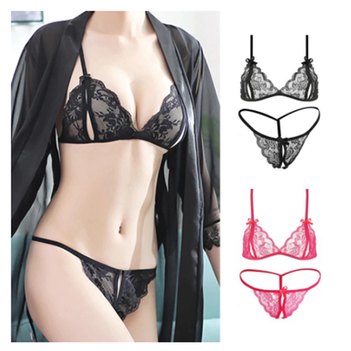 Set Taliup Bikni Babydoll open Bra dan open crotchG String