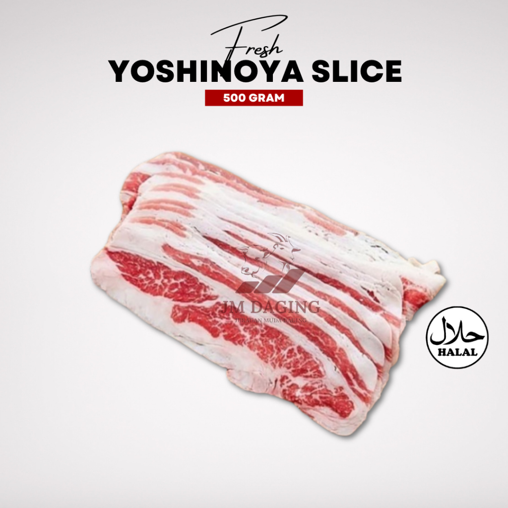 

Beef Slice Yoshinoya Shortplate / Daging Sapi Slice Halal 500gr Tangerang