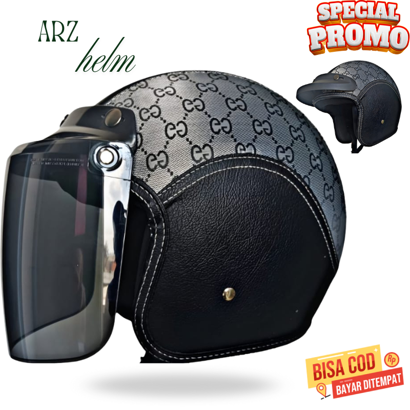 helm bogo dewasa helm bogo kulit wanita helm bogo SNI helm bogo motif BATIK