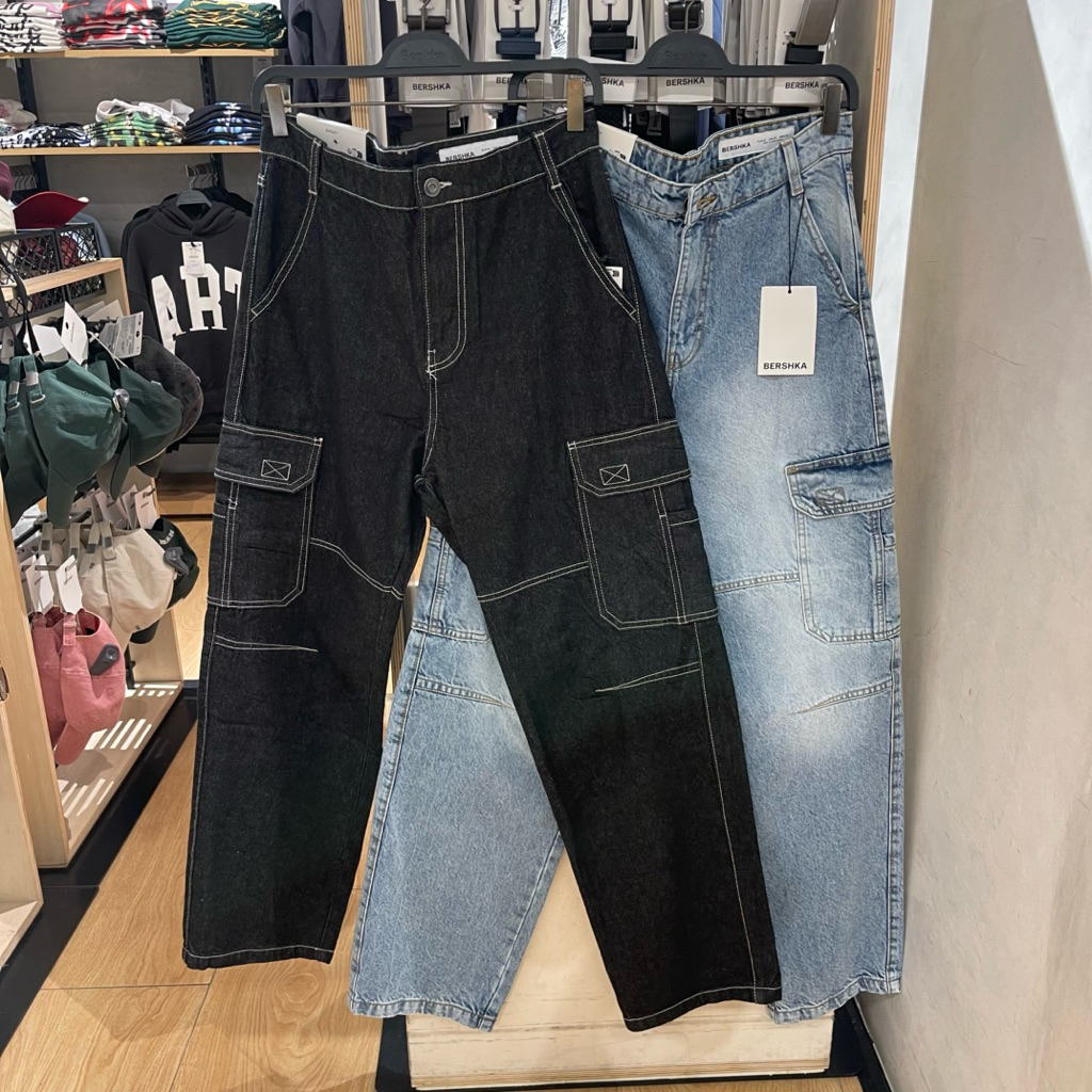 Jeans Cargo BERSHKA MEN Jastip (jasa titip)