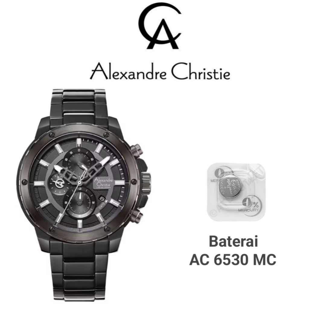 Baterai Original untuk Jam Tangan Alexandre Christie Type AC 6530 MC