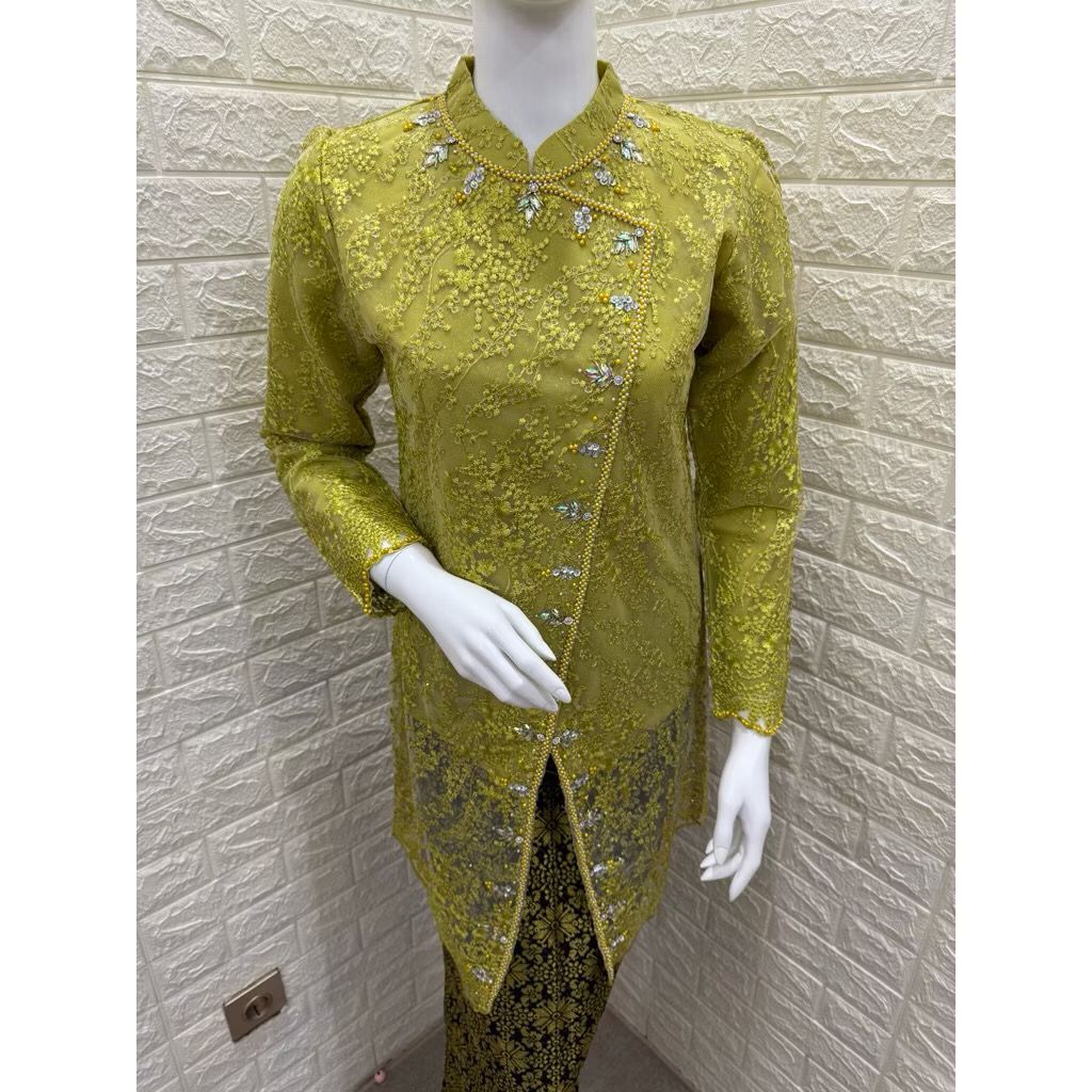 kebaya janggan tunik premium, kebaya pesta, seragam pesta, baju wisuda, nikah , tunangan