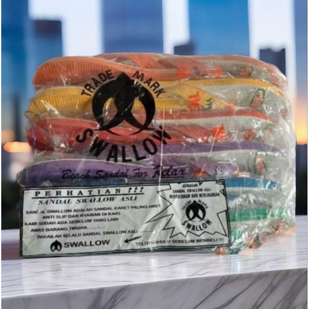 Grosiran sandal jepit swallow klasik/sandal jepit pria wanita dewasa/sandal jepit legendaris