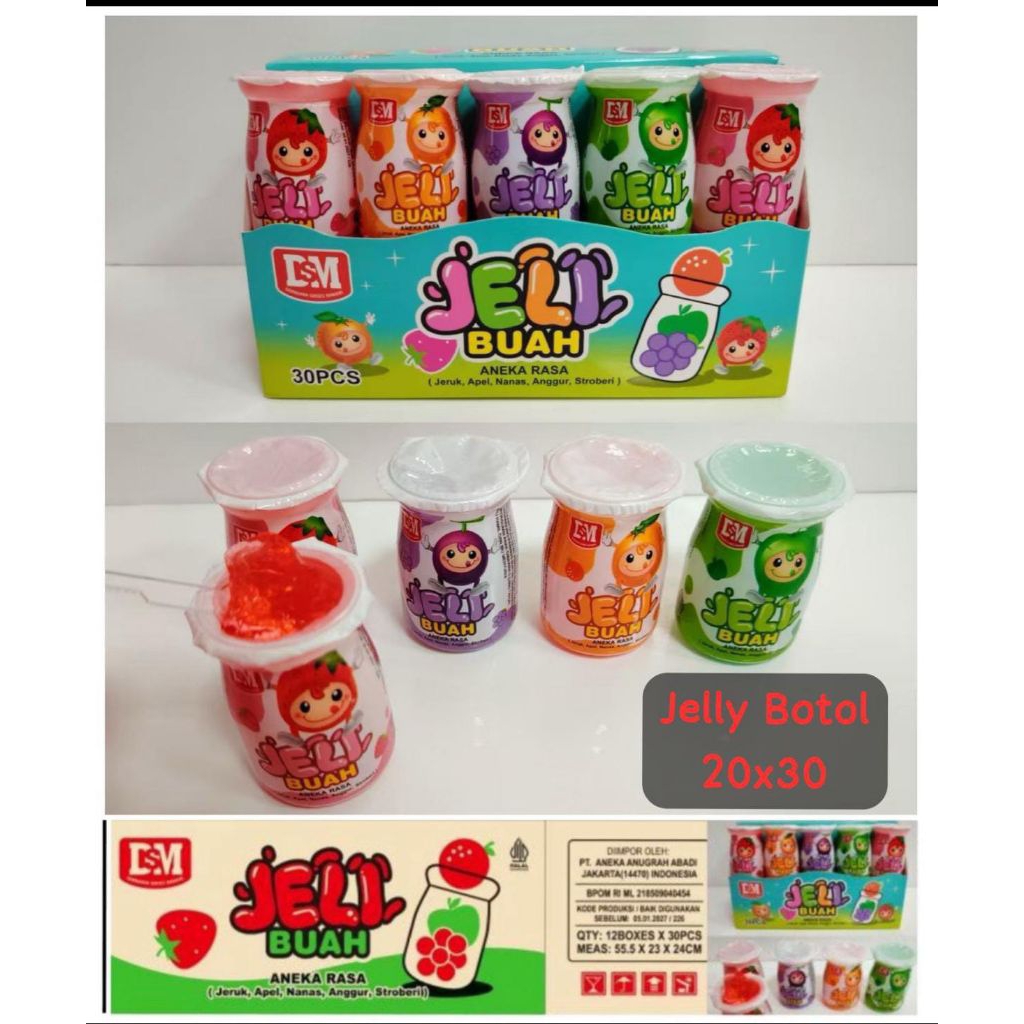 

DSM JELLY BUAH/JELLY BOTOL ISI 30