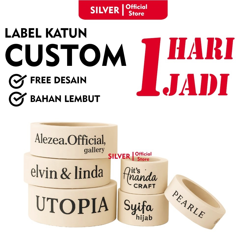 

LABEL NAMA BAJU ISI 50 pcs (TERMURAH) / SABLON NAMA BAJU / LABEL BAJU