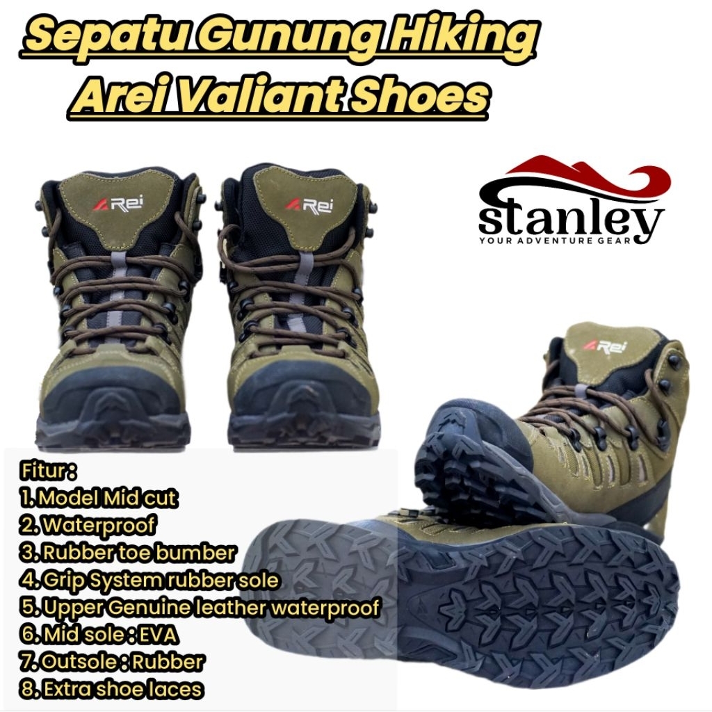 Sepatu Gunung Hiking Arei Valiant Shoes