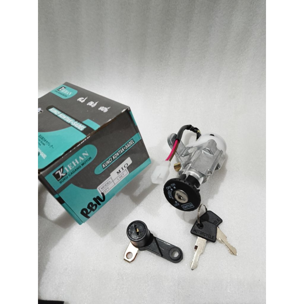 [1SET] KUNCI KONTAK MIO ASSY SET + KUNCI JOK MOTOR MIO MERK KIEHAN
