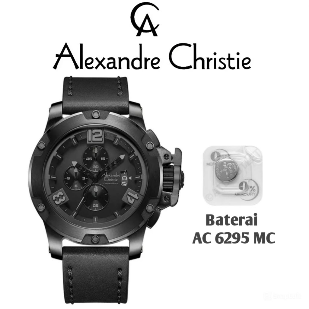 Baterai Jam Tangan Alexandre Christie Type AC 6295 MC Original