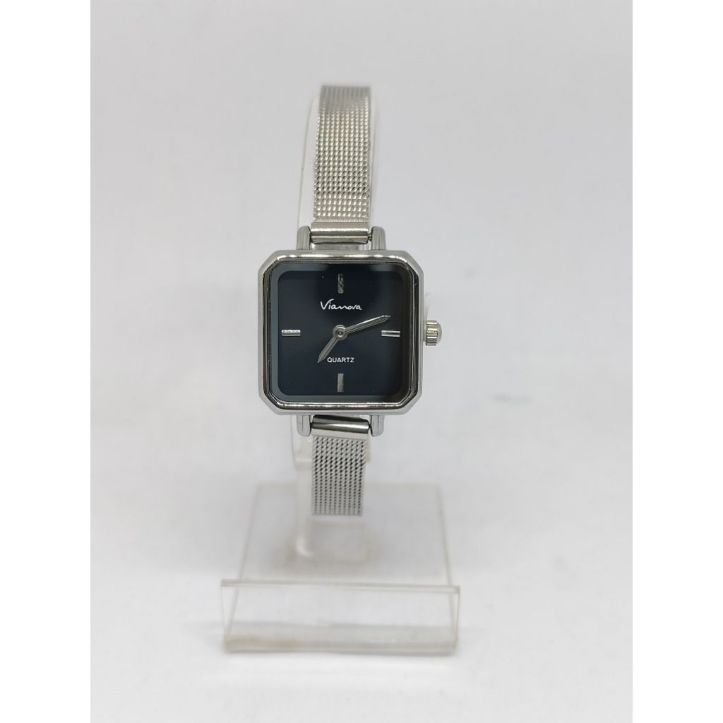 jam tangan wanita vianova kotak rantai pasir