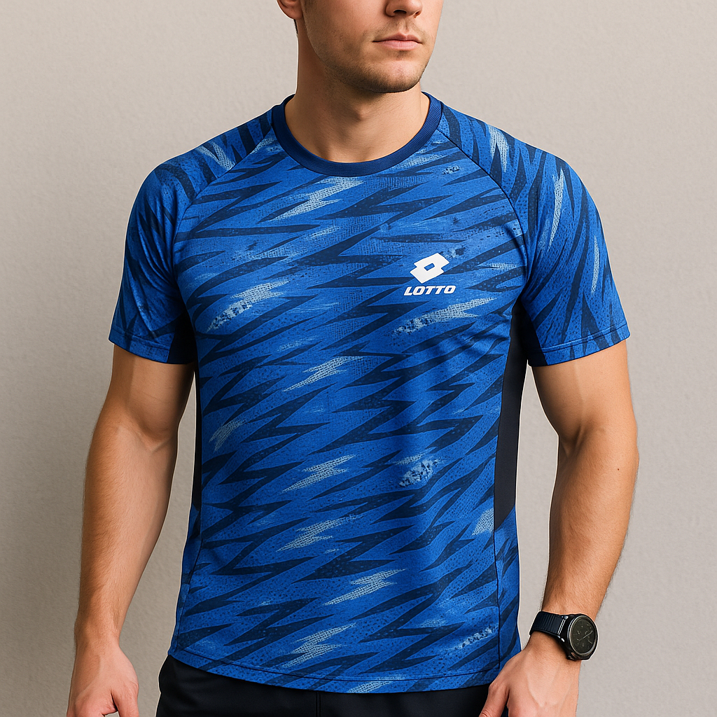 Kaos Jersey Olahraga Pria LOTTO Second Original Size M-L