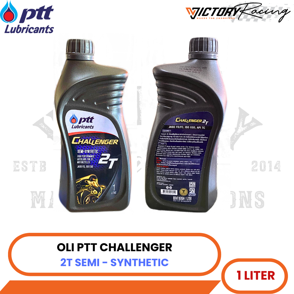 Oli Samping 2tak PTT CHALLENGER Impor Thailand 1Liter