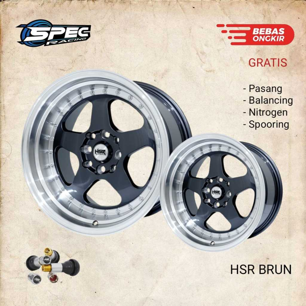 Velg Mobil Racing Ring 16 Hsr Brisket Untuk Yaris Brio Jazz Avanza Xenia Livina Dll