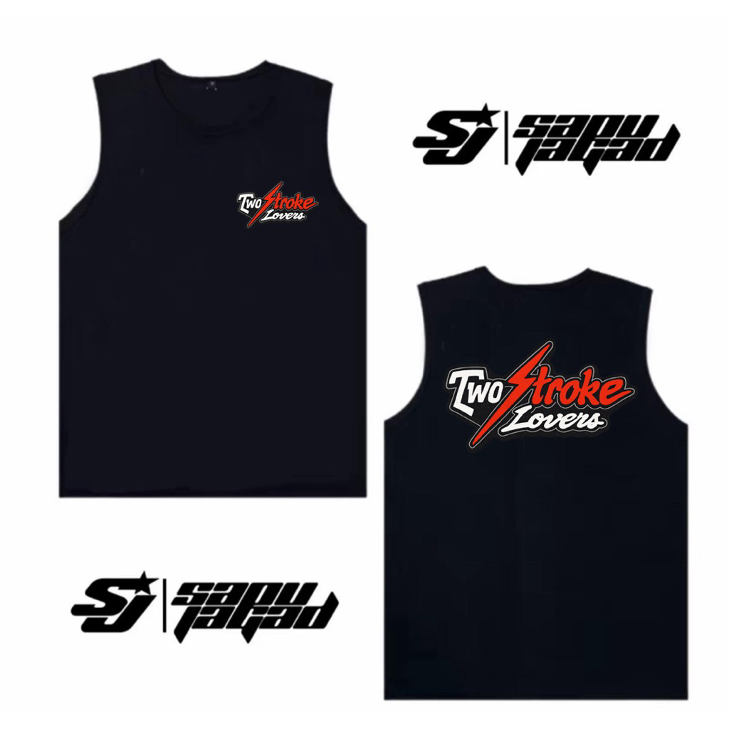 Singlet Distro Two Stroke Lovers Free Stiker