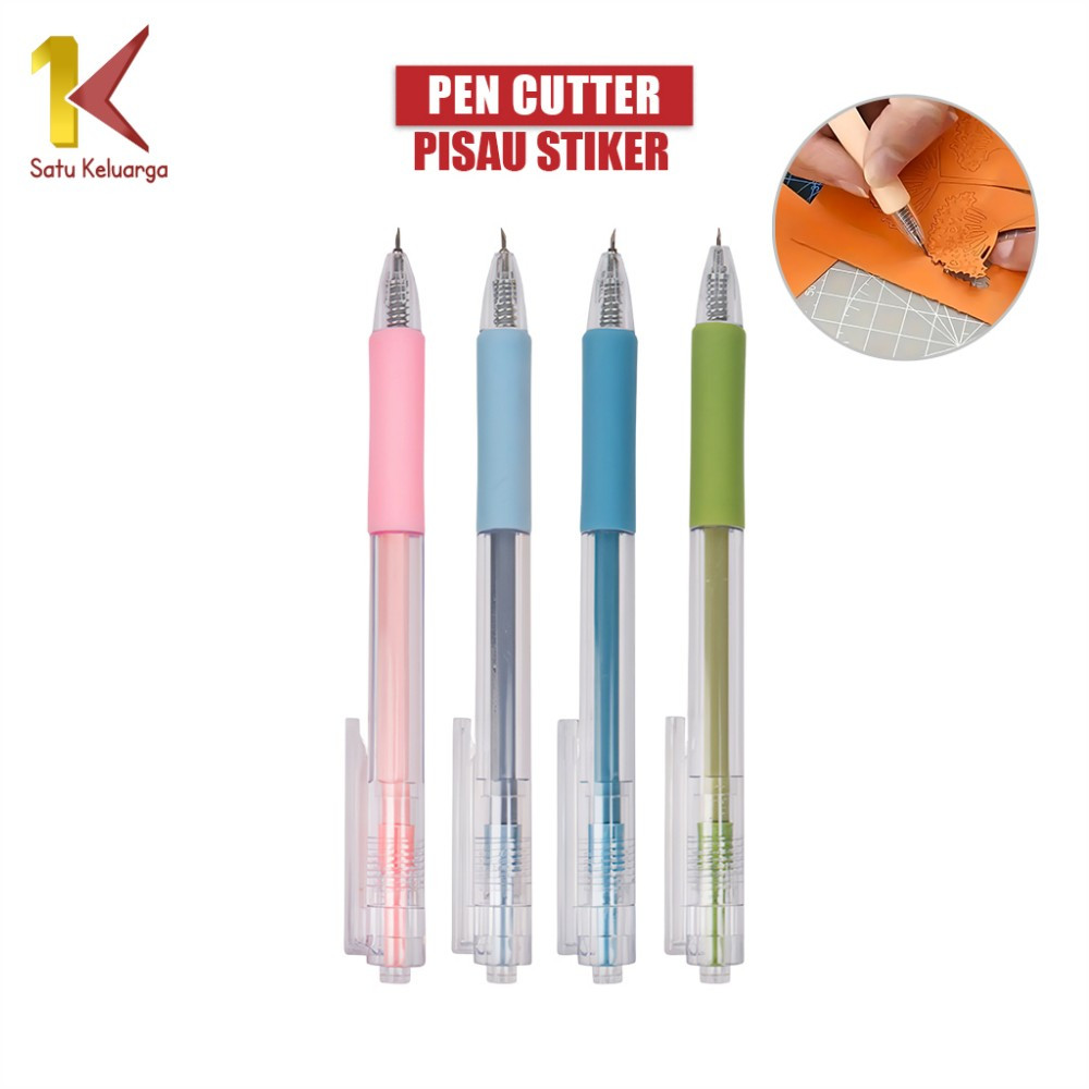

Satu Keluarga Cutter Mini Lucu Bentuk Pena A125 Pen Knife Cutter Pisau Ukir Pemotong Kertas Portable