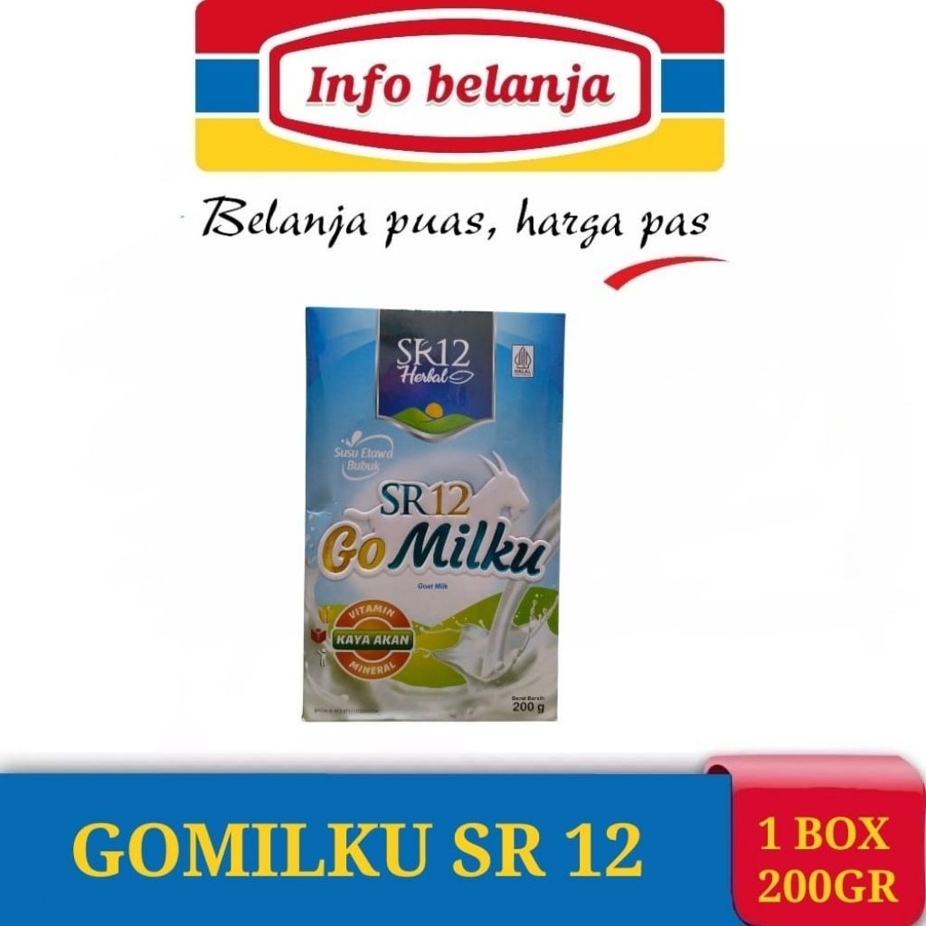 

GO MILKU SR12 1BOX 200GRAM HALAL SUSU KAMBING ETAWA PREMIUM MENINGKATKAN KESEHATAN INMUN AMAN BUMIL BUSUI