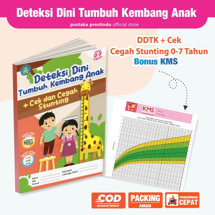 Buku  Posyandu / DDTK ( Deteksi Dini Tumbuh Kembang Anak )