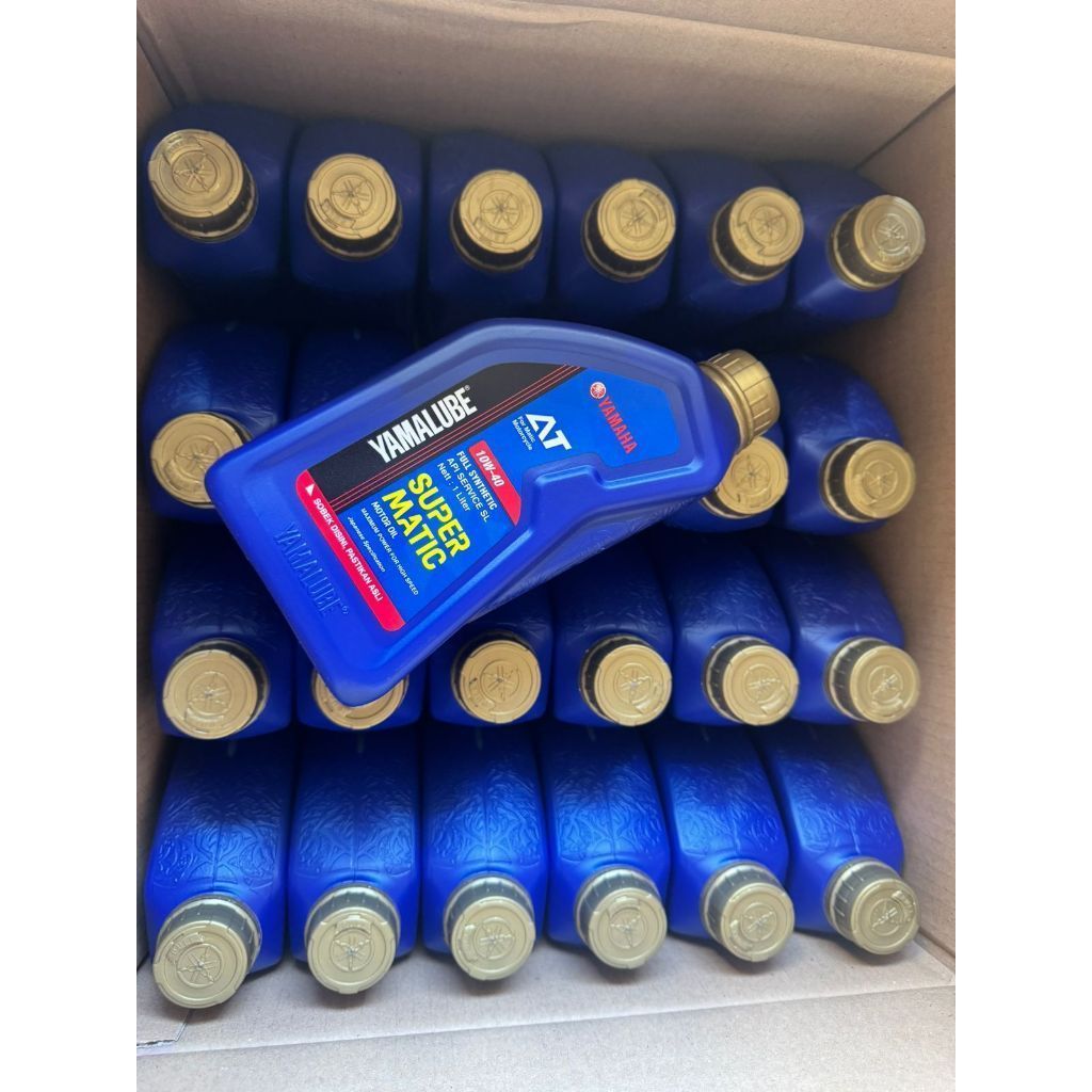 OLI YAMALUBE SUPER MATIC SAE 10W-40 FULL SYNTHETIC 1 LITER ORIGINAL YAMAHA / OLI YAMALUBE 1 LITER