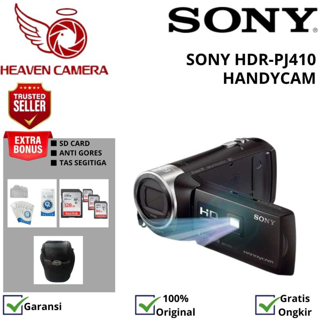 SONY HDR-PJ410 HD HANDYCAM WITH BUILT-IN PROJECTOR / SONY HDR-PJ410 / HANDYCAM SONY PJ410