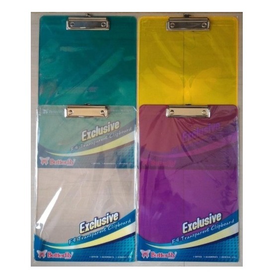 

Papan Jalan mika transparant / Clipboard / Papan Ujian F4