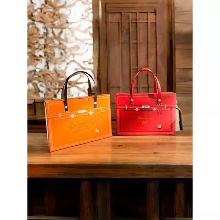 

Dus Kue Kemasan Mini Pie Motif Tas Merah