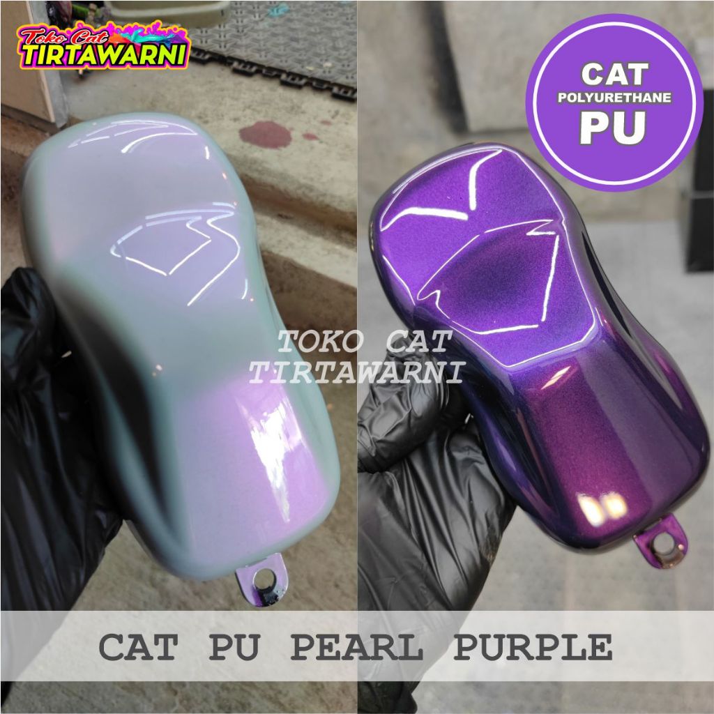CAT PU PEARL PURPLE / LEMBAYUNG UNGU