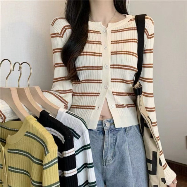 Yura Cardy Cardigan import Rajut korean style Atasan wanita rajut premium Cardigan korean style
