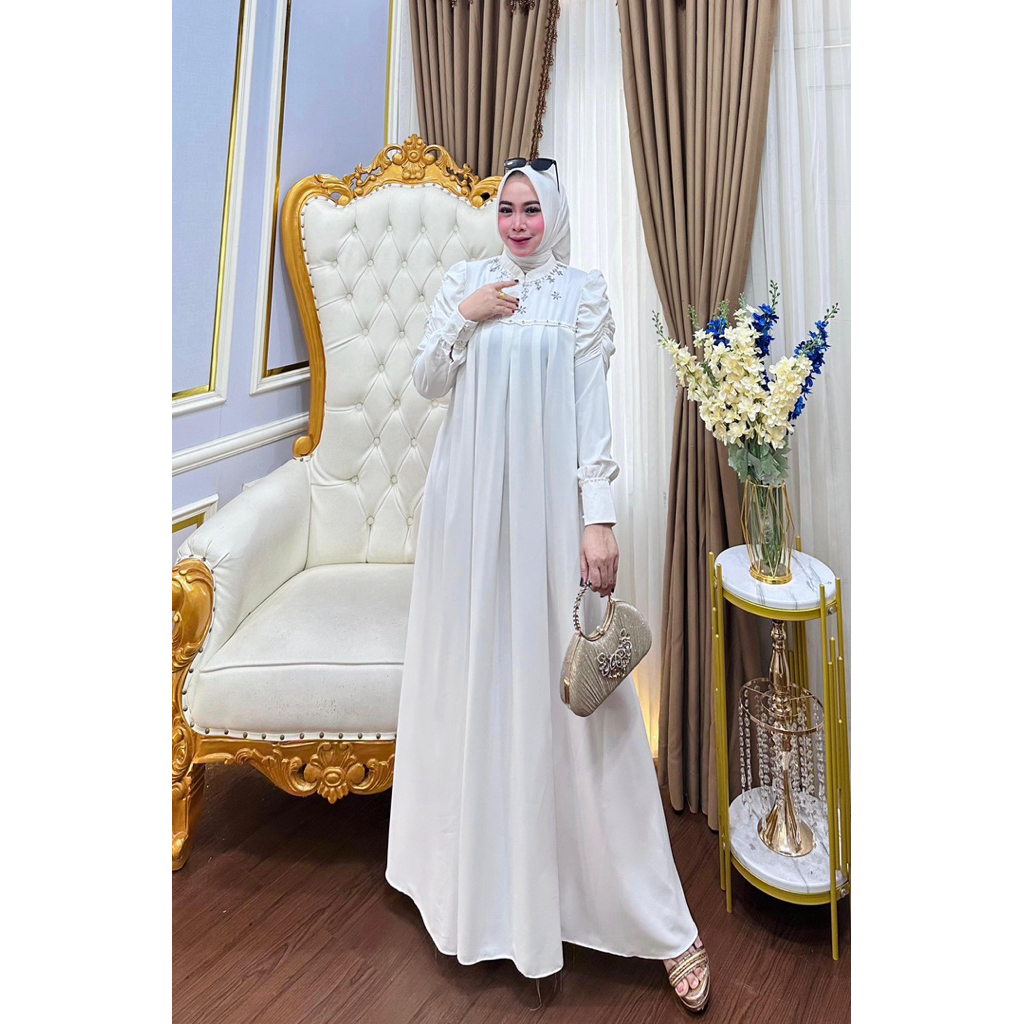 [TERBARU]Gamis Ariana Terlaris/Gamis Fashion/Gamis Printing/Gamis Import