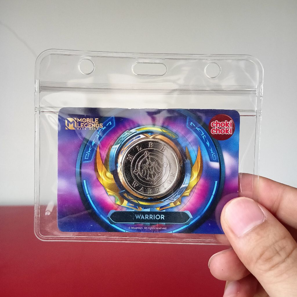 Mobile Legend Bang Bang OFFICIAL COIN Warrior RANK ( MLBB x Choki-Choki)