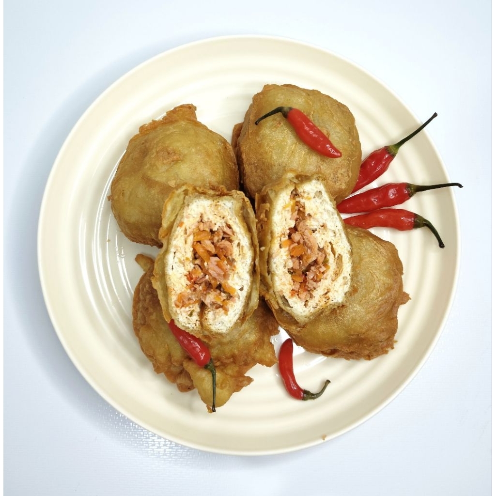 

Tahu pedas jeletot isi Ayam Suwir Frozen