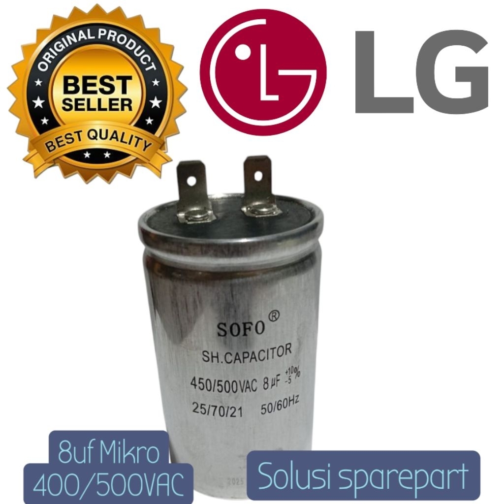 kapasitor Mesin cuci 1 Tabung LG Original Sofo