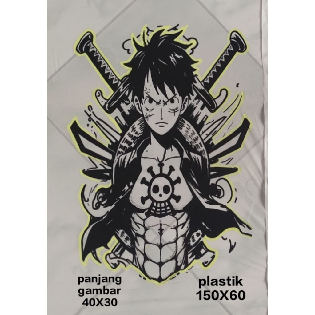 plastik layangan motif gambar tinggal pasang kelayangan