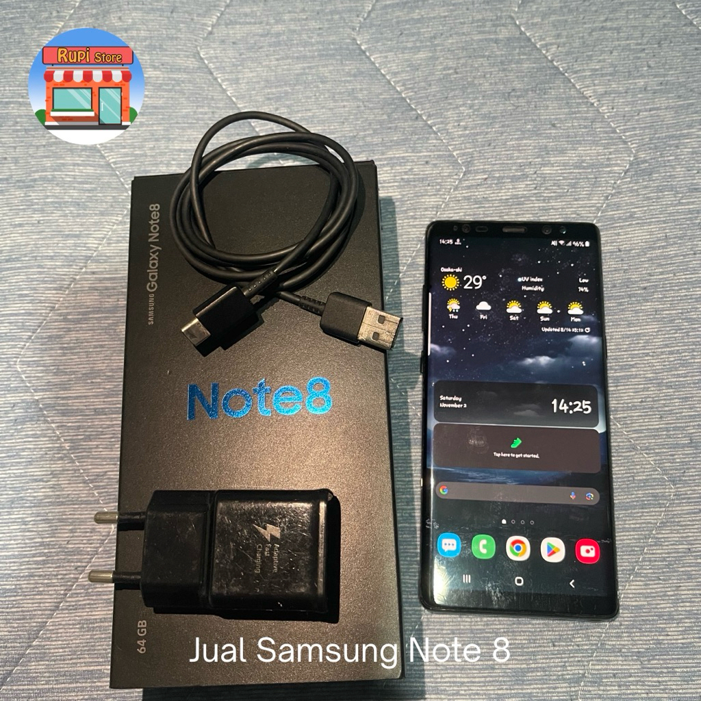 Jual Samsung Galaxy Note 8 second/preloved