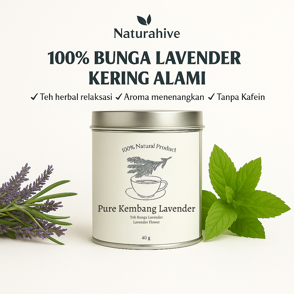 

Naturahive Teh Herbal Bunga Lavender