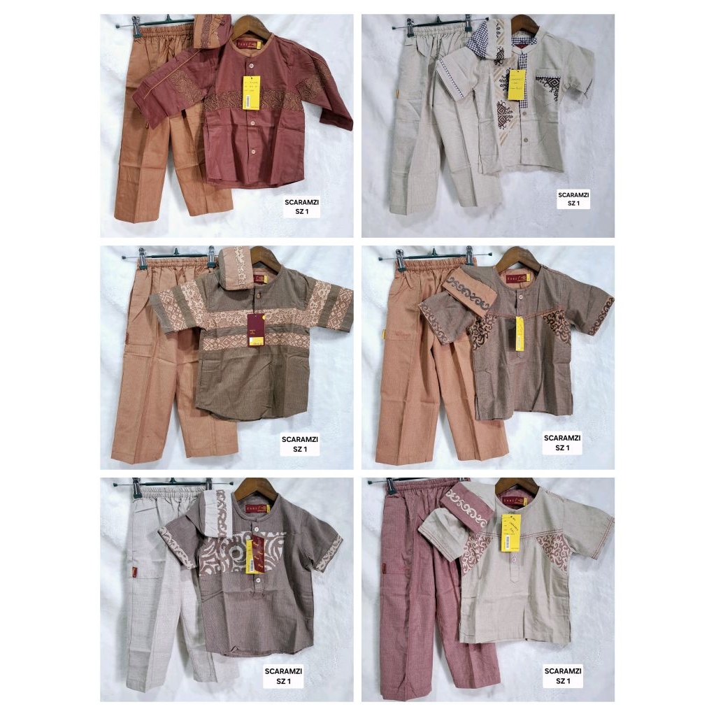 ❗SALE ❗ Setelan Koko Anak RAMZI SIZE 1, SIZE 2, SIZE 3