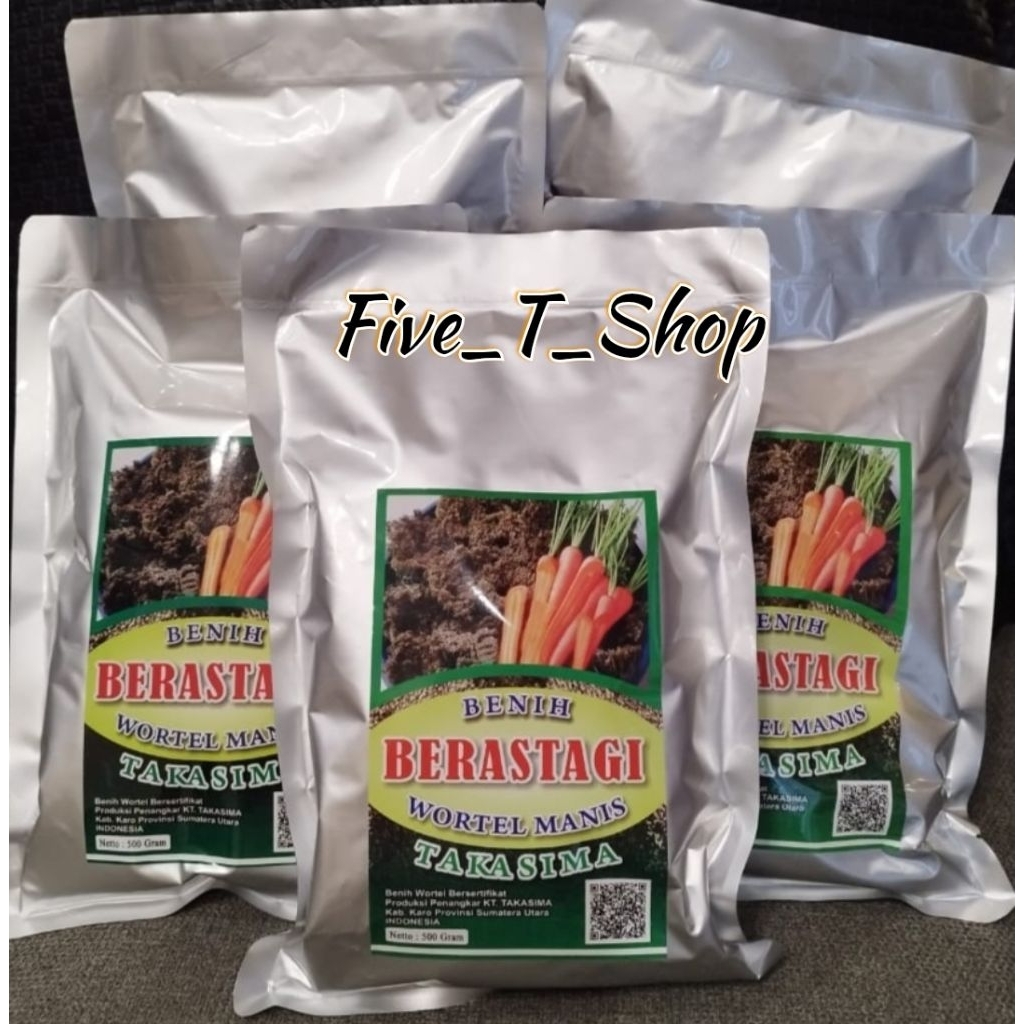 

Paket Promo 5 Bungkus Bibit/Benih Wortel Manis Berastagi Takasima 500 gram
