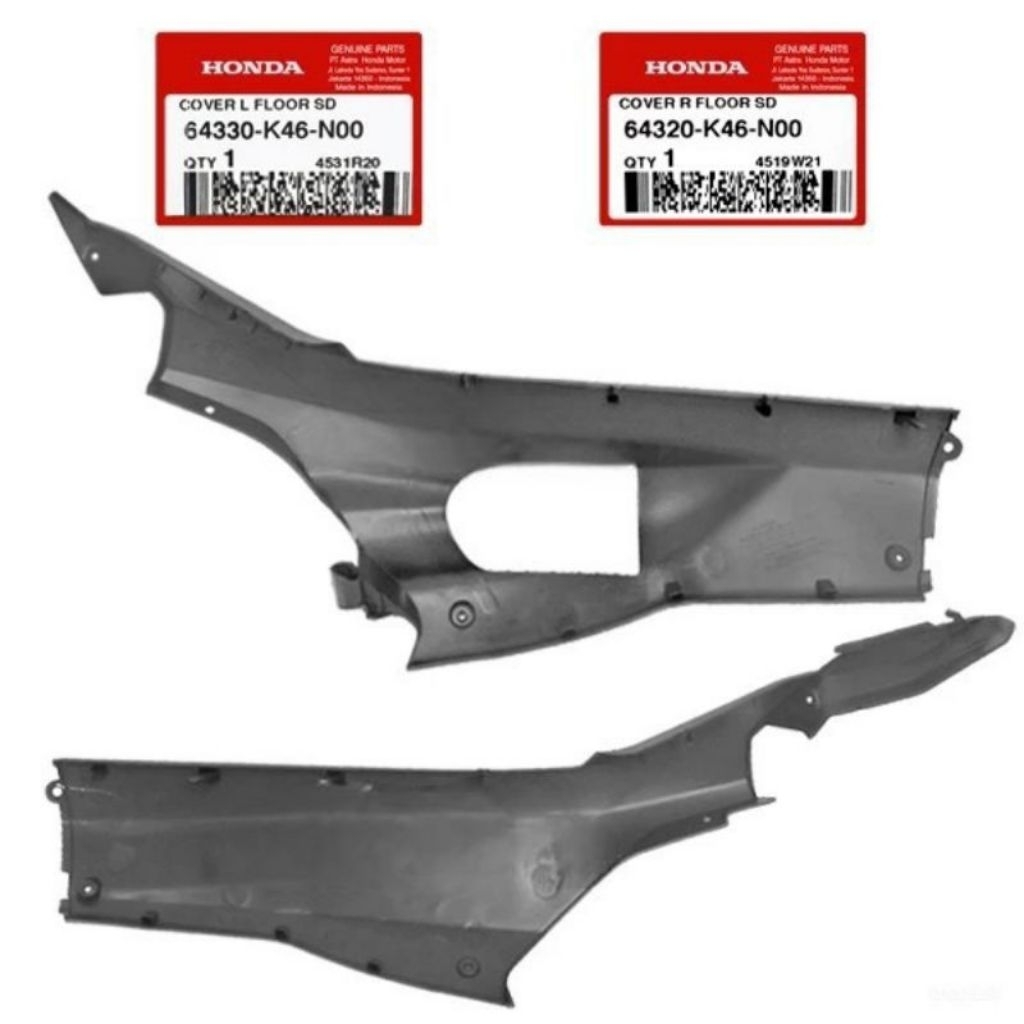 64330-K46-N00 64320-K46-N00 Cover Dek Lantai Kiri Kanan Vario 110 Fi LED