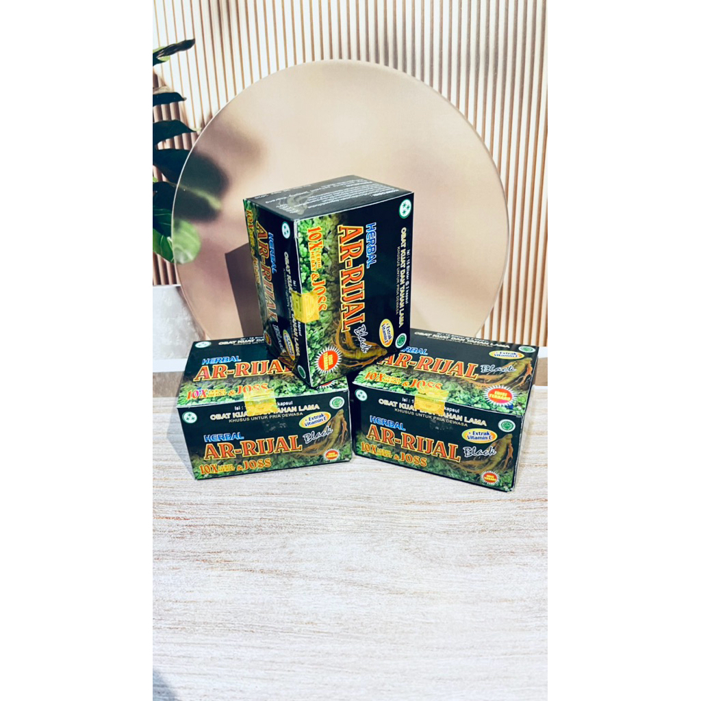 Kapsul AR - Rijal black Original100%