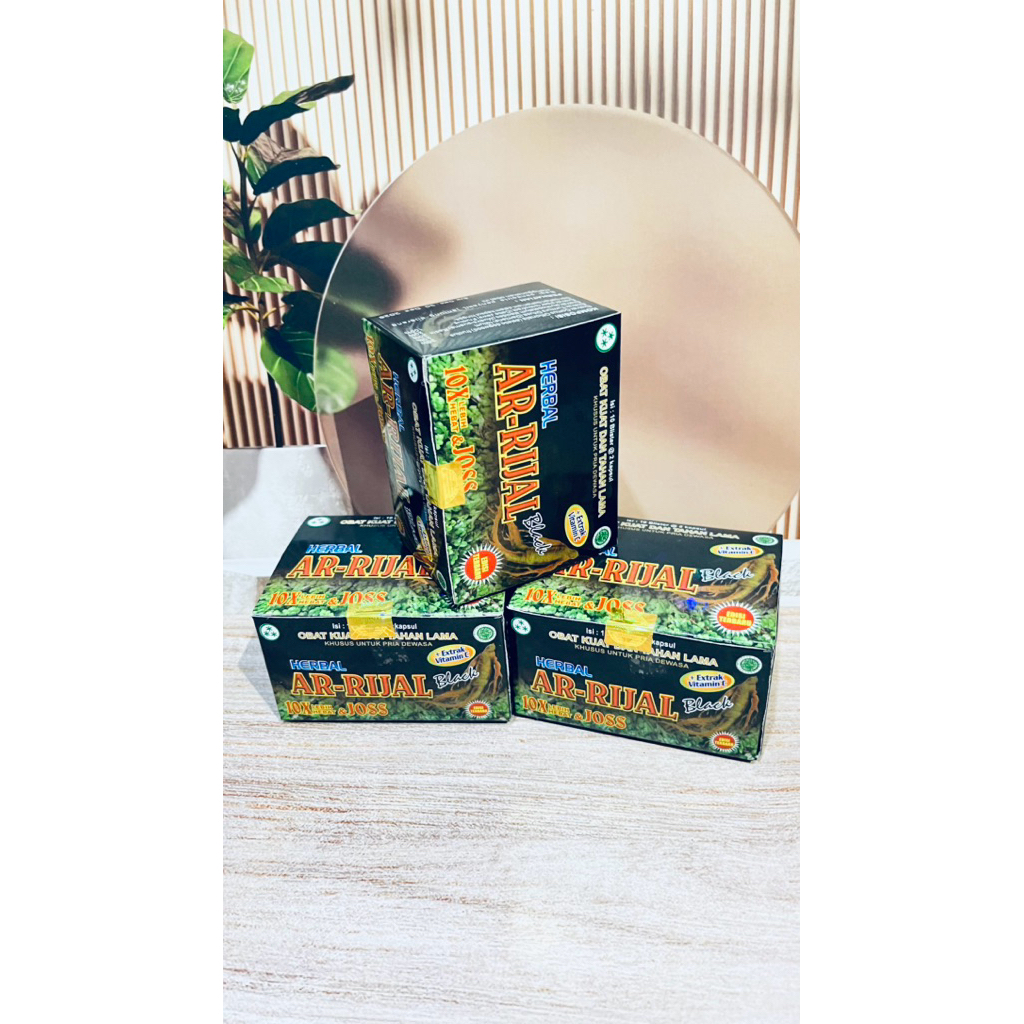 AR-RIJAL BLACK ORI 100%